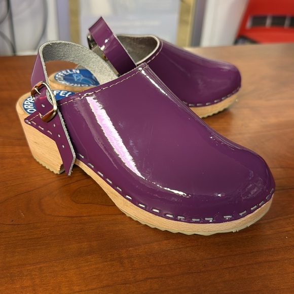 Torpatoffeln Swedish Clogs purple - Picture 4 of 10